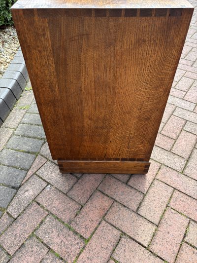 Cotswold School Arts & Crafts Oak Desk - Image 7