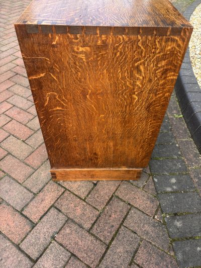 Cotswold School Arts & Crafts Oak Desk - Image 8