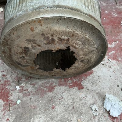 VICTORIAN DOLLY & WASHER GALVANISED TUB - Image 4