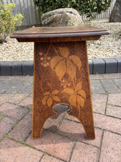 Arts & Crafts Pokerwork Table - Image 2