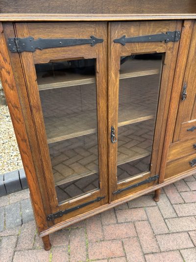 Arts & Crafts Bookcase Cupboard - Image 4