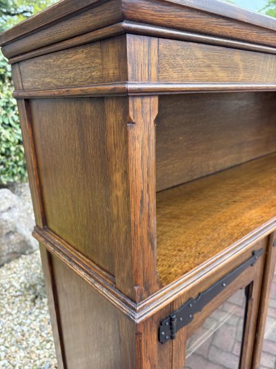Arts & Crafts Bookcase Cupboard - Image 5