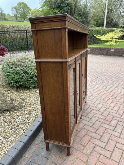 Arts & Crafts Bookcase Cupboard - Image 6