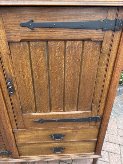 Arts & Crafts Bookcase Cupboard - Image 8