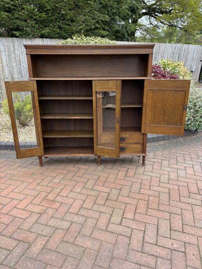 Arts & Crafts Bookcase Cupboard - Image 7