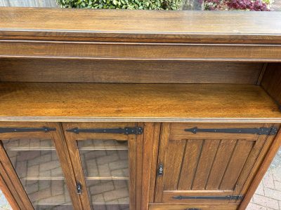 Arts & Crafts Bookcase Cupboard - Image 12