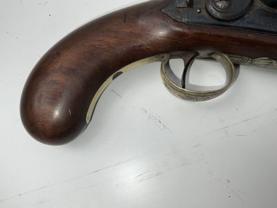 A Rare Flintlock Overcoat Pistol For An Inspector Of Mail Coaches - Image 2
