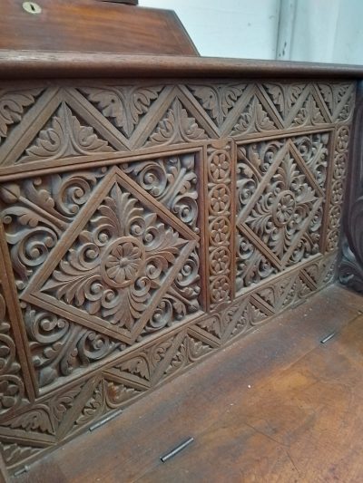 Good Antique Burmese Bench Box Seat - Image 8