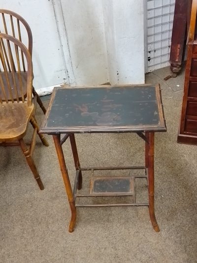 Small Antique Victorian Bamboo Table - Image 2