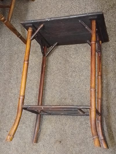 Small Antique Victorian Bamboo Table - Image 5