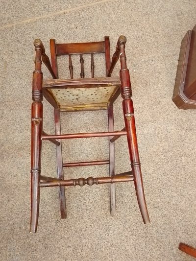 Antique Childs High Chair - Image 5