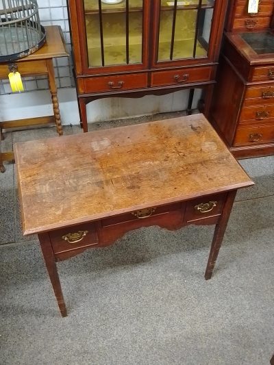 Antique Georgian Oak Lowboy Table - Image 6
