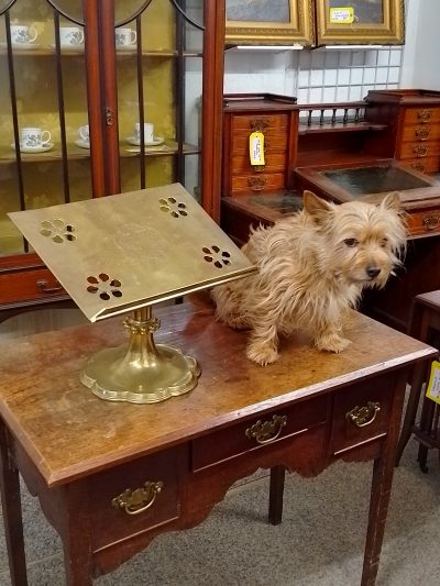 Antique Brass Reading Stand Book Rest - Image 2