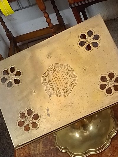 Antique Brass Reading Stand Book Rest - Image 3