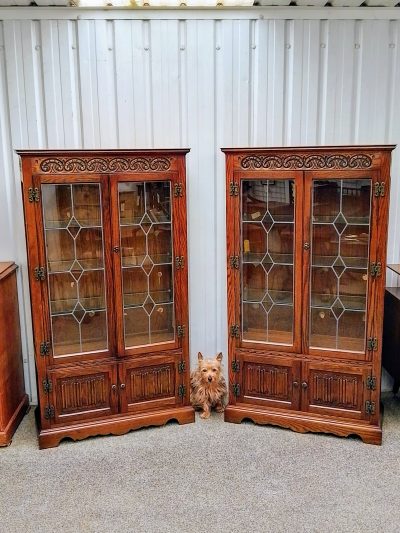 Good Pair of Old Charm Display Cabinet's - Image 2