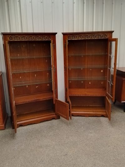 Good Pair of Old Charm Display Cabinet's - Image 6
