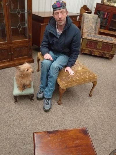 Large Antique 1920,S Stool - Image 3