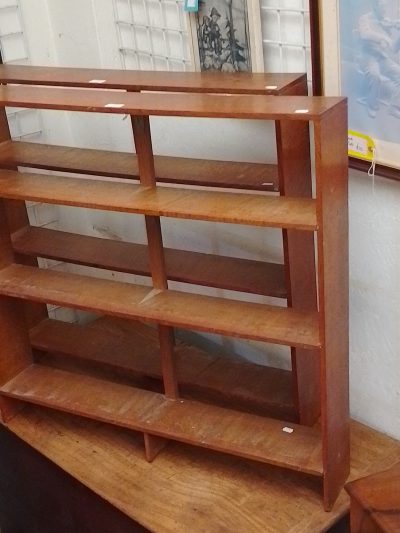 Antique Pair of Heal's Style Bookcase Shelves - Image 7