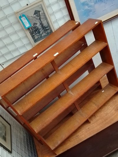 Antique Pair of Heal's Style Bookcase Shelves - Image 3