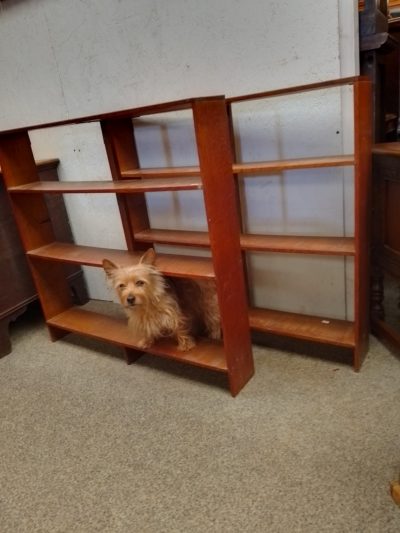 Antique Pair of Heal's Style Bookcase Shelves - Image 9