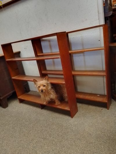 Antique Pair of Heal's Style Bookcase Shelves - Image 8