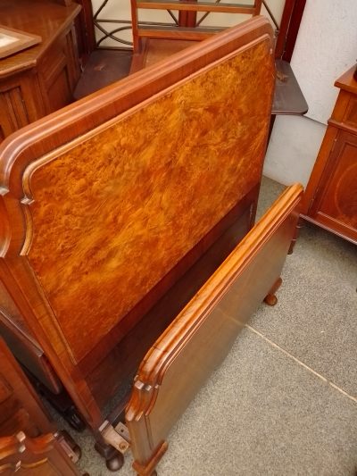 Antique Pair of Single Beds - Image 3