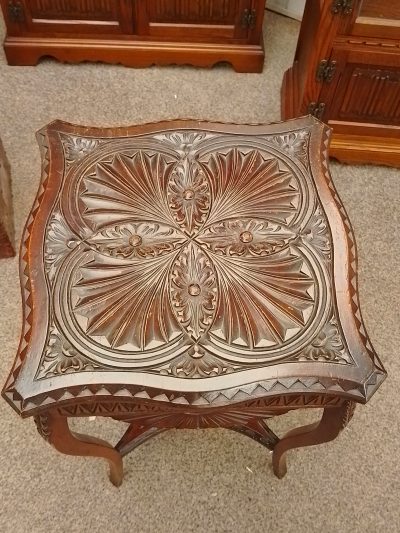 Antique Carved Table - Image 2