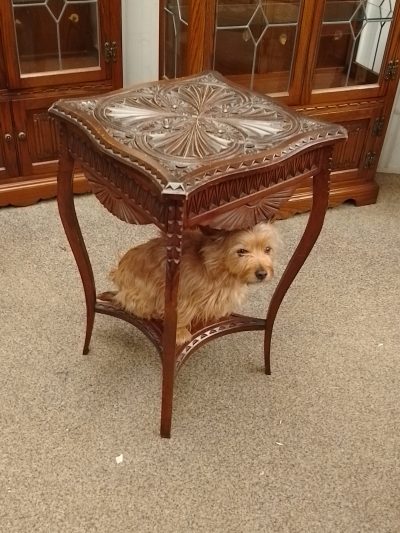 Antique Carved Table - Image 3