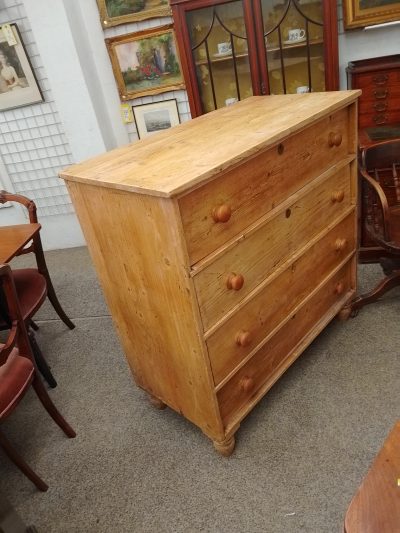 Victorian Pine Chest of Drawers - Image 2