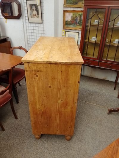 Victorian Pine Chest of Drawers - Image 5