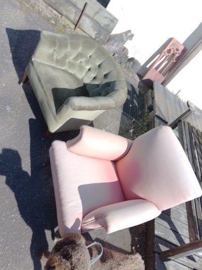 Antique Victorian Howard's Style Armchair - Image 3