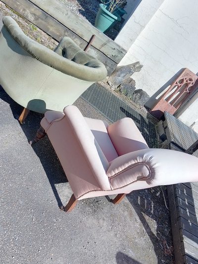 Antique Victorian Howard's Style Armchair - Image 2