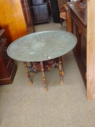 Large Antique Indian Coffee Table - Image 4