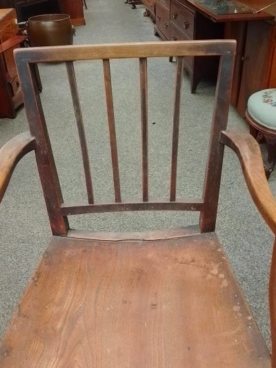 Antique Georgian Country Kitchen Armchair - Image 5