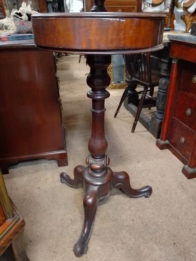 Antique Victorian Shaving Stand Mirror - Image 4