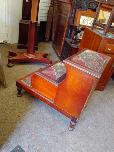 Antique Victorian Step Commode - Image 5