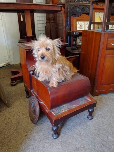 Antique Victorian Step Commode - Image 10