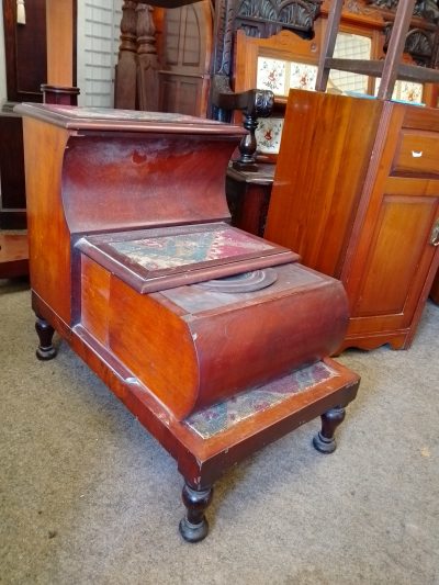 Antique Victorian Step Commode - Image 6