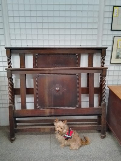 Antique Edwardian Double Bed - Image 4