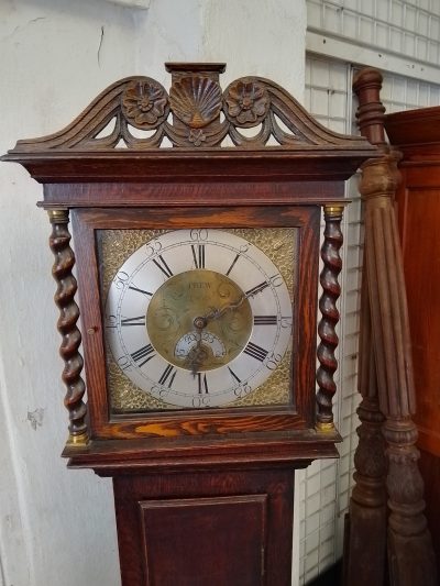 Antique Oak Longcase Clock - Image 2