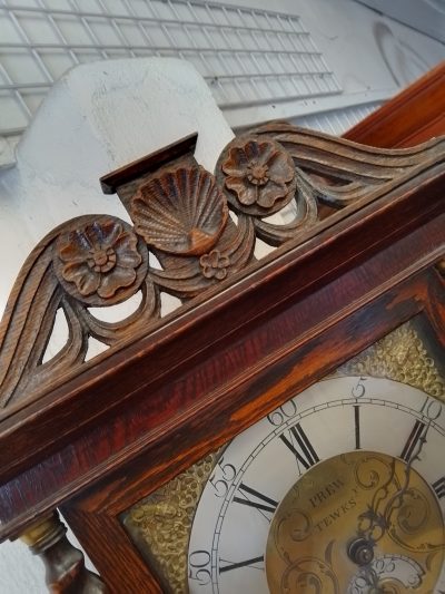 Antique Oak Longcase Clock - Image 3