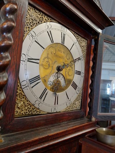 Antique Oak Longcase Clock - Image 7