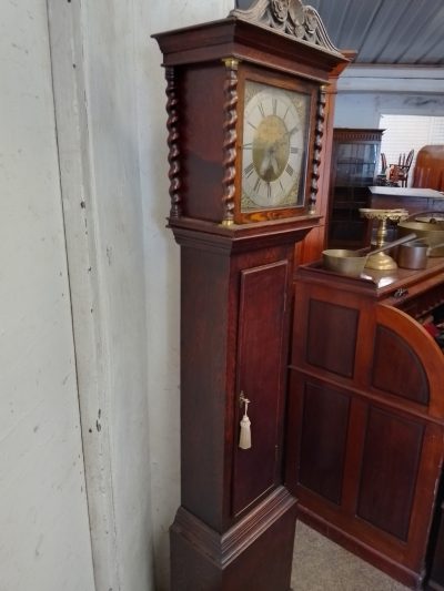 Antique Oak Longcase Clock - Image 8