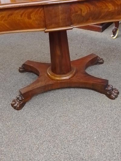 Antique Serpentine Side Table - Image 2
