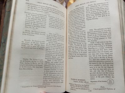 RARE American & British Slavery 1824-1825 detailed info Slave Trade + Native Indian Tribes - Image 6