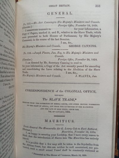 RARE American & British Slavery 1824-1825 detailed info Slave Trade + Native Indian Tribes - Image 9