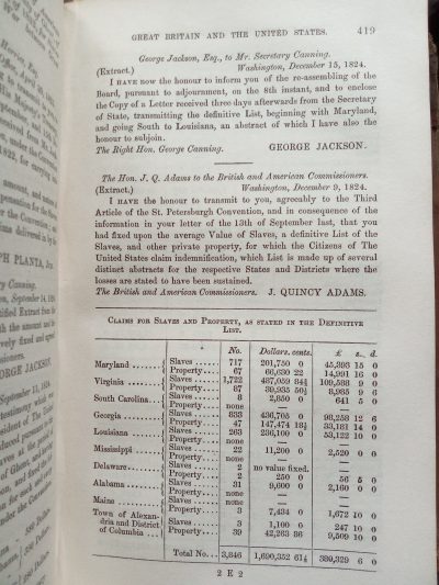 RARE American & British Slavery 1824-1825 detailed info Slave Trade + Native Indian Tribes - Image 10