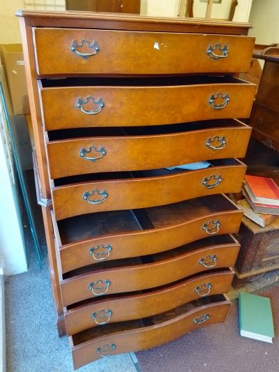 Good 1920's Georgian Style Tallboy Chest - Image 5