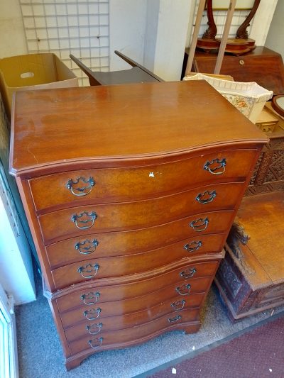 Good 1920's Georgian Style Tallboy Chest - Image 3
