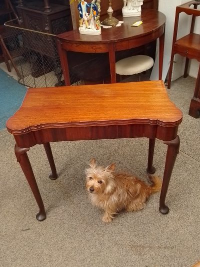 Antique Georgian Card Games Side Table - Image 8